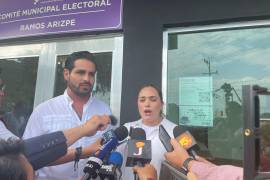 La candidata a la alcaldía de Ramos, así como su esposo que aspira a una regiduría, narraron los hechos de los que acusan al abanderado de Morena-PT.