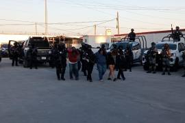 Elementos de la Guardia Nacional participan en operativo de seguridad en la región norte de Coahuila.