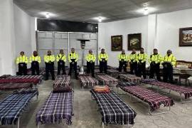 El refugio temporal de Ramos Arizpe fue habilitado con calefacción, alimentos y bebidas calientes durante el fin de semana.