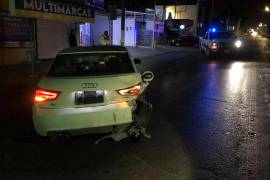El choque tuvo lugar en el cruce del bulevar Doctor Jesús Valdés Sánchez y la calle Perú, a la entrada de la colonia América.