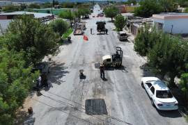 Los trabajos de bacheo en Frontera sigueN de manera intensa, y se refuerza la campaña en las diferentes arterias y sectores de la ciudad.