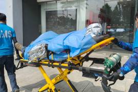 Personal de un servicio privado de emergencias brindó atención prehospitalaria al trabajador y lo trasladó a un hospital.