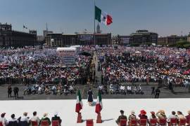 Durante la tarde del 9 de mazo, la presidenta de México, Claudia Sheinbaum Pardo, ofreció un evento público en el Zócalo de la Ciudad de México.