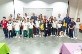 Autoridades municipales y educativas acompañaron a las y los pequeños en su preparación rumbo a la elección de cargos del Cabildo Infantil.