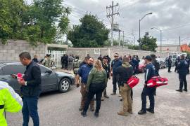 La escuela del ejido La Unión permaneció bajo vigilancia de las autoridades luego de la agresión.