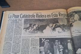 Ejemplares de El Sol del Norte conservados en la hemeroteca del Archivo Municipal de Saltillo documentan la magnitud del Trenazo y las primeras labores de rescate tras la tragedia de 1972.