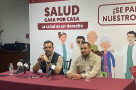 Américo Villarreal, delegado de la Secretaría del Bienestar en Coahuila, anuncia la convocatoria para médicos y enfermeras en el programa federal “Salud Casa por Casa”, que llevará atención médica a los hogares de beneficiarios.