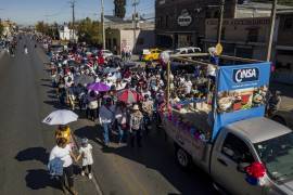 El domingo 3 de diciembre, un grupo de transportistas locales tomará a las 11:00 horas el bulevar Isidro López desde su cruce con la avenida Universidad, en el norte de Saltillo, hasta el Santuario.