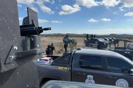 Unidades tácticas recorren caminos rurales en los municipios fronterizos.
