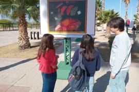 Autoridades universitarias y culturales inauguraron la exposición “Acércate al acervo” en la explanada de la Infoteca “León Felipe” de la UAdeC Unidad Laguna.