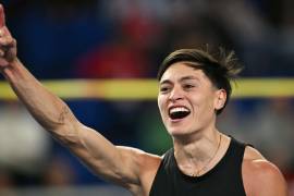 Erick Portillo compartió el podio del salto de altura en Budapest con el italiano Gianmarco Tamberi y el estadounidense JuVaughn Harrison.