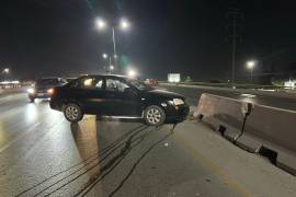 Las ballenas vehiculares absorbieron el impacto luego de que el conductor perdiera el control del volante.