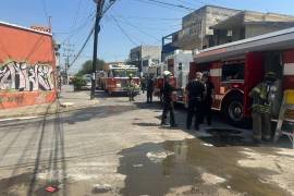 Los hechos se registraron en la colonia Industrial en Monterrey, Nuevo León, este viernes.