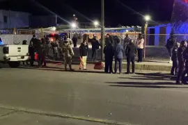 Autoridades de los tres órdenes de gobierno ingresaron al anexo “Mano con Mano” durante el cateo realizado en Cloete.