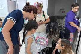 Personal del Voluntariado realizó actividades recreativas con menores hospitalizados.