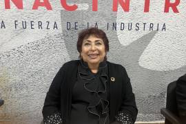 La presidenta nacional de Canacintra dijo que se cuenta con el TMEC que está vigente entre México, Estados Unidos y Canadá, y no es un tema fácil de violar. FOTO: REBECA RAMÍREZ/VANGUARDIA.