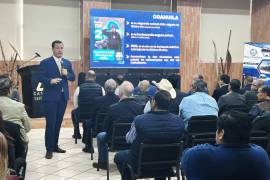 El Fiscal General expone ante integrantes de CANACO Monclova los ejes del Modelo de Seguridad de Coahuila.