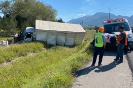 El cargamento de soldadura de micro alambre fue traspasado a otro camión para continuar su trayecto.