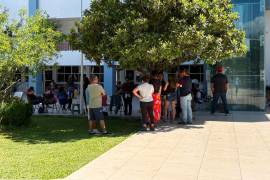 La alta demanda llevó a decenas de jóvenes a instalarse desde un día antes del inicio del proceso de entrega de fichas.
