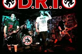 D.R.I. banda de culto desde 1982. Oriundos de Houston, Texas, dio un concierto en Monterrey.