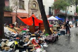 La mañana del 27 de agosto, 24 elementos de la Secretaría de Seguridad Ciudadana participaron en el operativo que ejecutó la orden de desalojo