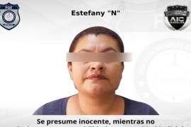Estefany “N”, de 32 años de edad, fue detenida en el municipio de Cuernavaca, Morelos.