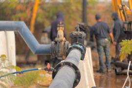 El equipo 26 Carolinas fue purgado e inyectado a la red hidráulica para garantizar un flujo estable del agua.