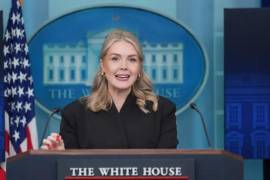 La secretaria de prensa de la Casa Blanca, Karoline Leavitt, dijo: “No creo que eso preocupe al presidente en absoluto”.