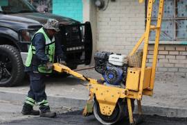 En la colonia Rodríguez Guayulera se rehabilitan calles como González Ortega y Francisco Naranjo.