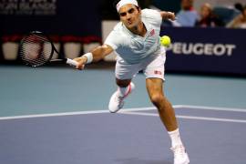 Federer está a un escalón en la pelea por el título del Miami Open