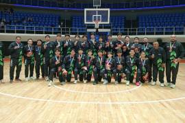 Jugadores, entrenadores y familias celebraron las medallas obtenidas por las selecciones coahuilenses en la Arena BUAP.