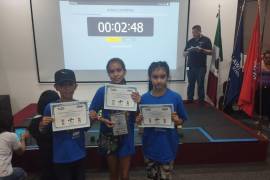 Los niños ganadores son alumnos de distintas escuelas de Saltillo.