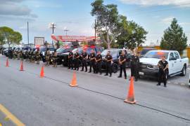 Patrullas de los tres órdenes de gobierno realizan recorridos constantes en la carretera 30 para prevenir delitos y accidentes durante la Feria de San Buenaventura.
