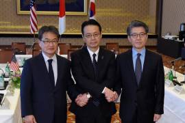 Japón, EU y Corea del Sur coordinarán acciones frente a Pyongyang