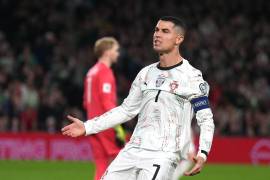 Cristiano Ronaldo fue expulsado en la derrota de Portugal ante Irlanda.