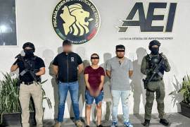 Omar “N” y Sandra “N” fueron detenidos en Monterrey por homicidio de un policía en San Luis Potosí; enfrentan cargos por asesinato y tentativa.