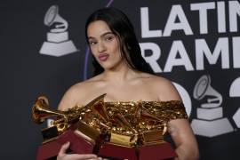 Rosalía ganó el Grammy como el ‘Álbum del Año’ en la ceremonia del 2022 en Las Vegas.