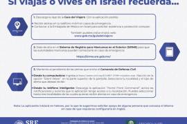 La Embajada de nuestro país ha emitido una serie de recomendaciones para los mexicanos que vivan o viajen en la zona de Medio Oriente