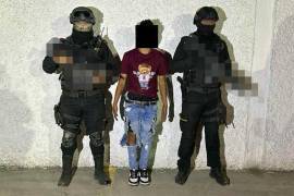 El joven fue detenido en calles de la colonia Tierra y Libertad en el municipio de Monterrey, Nuevo León informó la Secretaría de Seguridad del estado.