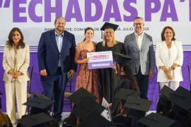 En la ceremonia participaron autoridades estatales y municipales, entre ellas representantes de Inspira Coahuila, DIF Ramos Arizpe, la Secretaría de las Mujeres y la Secretaría de Educación de Coahuila.