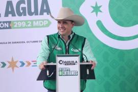 El gobernador de Coahuila durante su paso por la Región Centro, señaló que el pago de la garantía es la “señal celestial” que definirá el futuro de AHMSA.