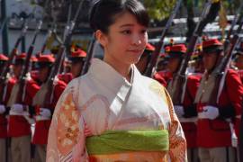 La princesa Mako de Japón durante una visita oficial a Bolivia. EFE/Javier Mamani