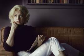 Ana de Armas como Marilyn Monroe en la película “Blonde”.