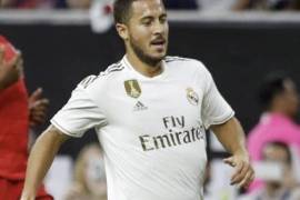 Preocupa el estado físico de Eden Hazard en su debut con el Real Madrid