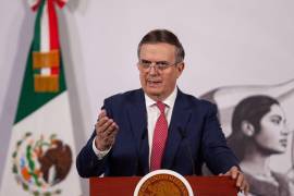 Marcelo Luis Ebrard Casaubón, secretario de Economía, informa sobre posicionamiento de México en el T-MEC