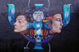 Borran mural del colectivo Tripulaczion en la Facultad de Psicología de la UAdeC