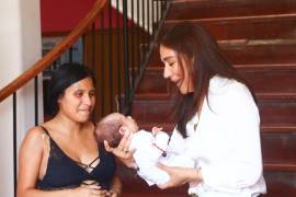 “Queremos que cada bebé crezca rodeado de amor y oportunidades”, expresó Teresita Escalante al compartir un emotivo mensaje.