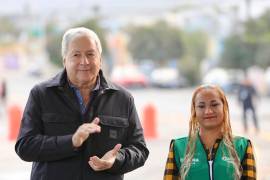 Este lunes, el alcalde José María Fraustro Siller inauguró el puente que une a las colonias Mirasierra y Nuevo Mirasierra.