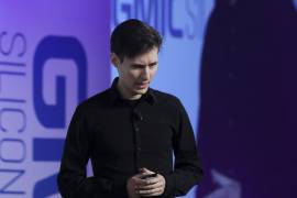 Pavel Durov, el empresario nacido en Rusia que fundó la plataforma de mensajes Telegram, en una conferencia de la industria tecnológica en San Francisco, el 2 de diciembre de 2014.