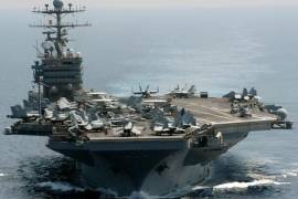 Trump afirma que “tenemos muchos barcos” que van en esa dirección y que Washington está vigilando de cerca a Irán.